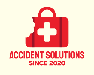 Accident - Red Emergency Kit logo design