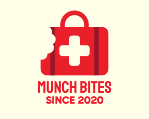 Munch - Red Emergency Kit logo design