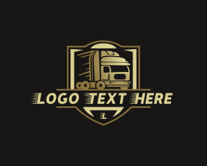 Truck - Express Freight Trucking logo design