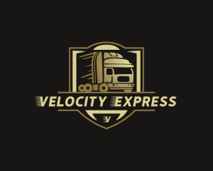 Express Freight Trucking logo design