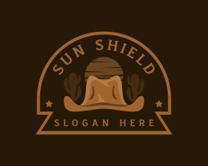 Western Cowboy Hat logo design