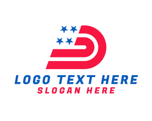 Washington - American Patriot Flag logo design