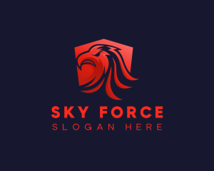 Airforce - Eagle Airforce Falcon logo design