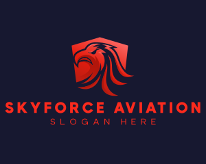 Eagle Airforce Falcon logo design