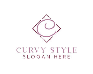 Curvy - Cursive Boutique Accessory logo design