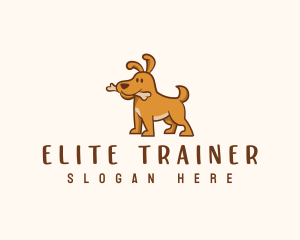 Cute Dog Puppy logo design