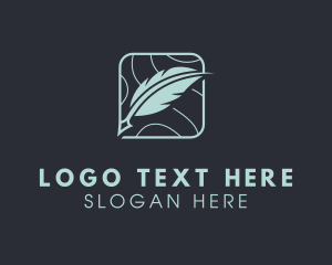 Sheets - Feather Ink Publishing logo design