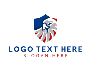 Election - USA Eagle Shield logo design