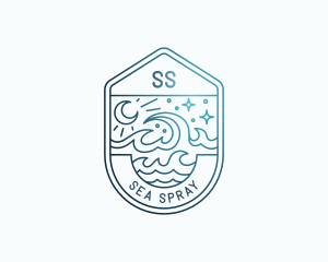 Ocean Wave Resort logo design