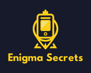 Yellow Pin Vaping logo design