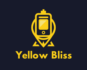 Yellow - Yellow Pin Vaping logo design