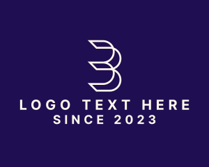 E Commerce - Simple Minimalist Letter B logo design