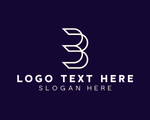 Investor - Simple Minimalist Letter B logo design