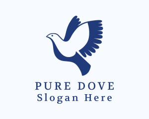 Spiritual Dove Bird logo design