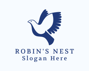 Robin - Spiritual Dove Bird logo design