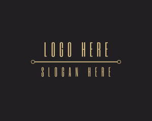 Premium Golden Brand Logo