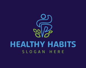 Natural Human Fitness logo design