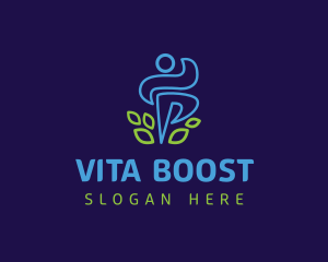 Vitamins - Natural Human Fitness logo design