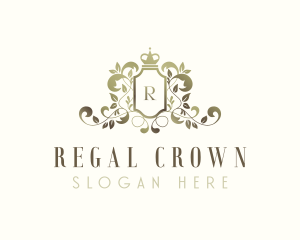 Regal Shield Monarch logo design