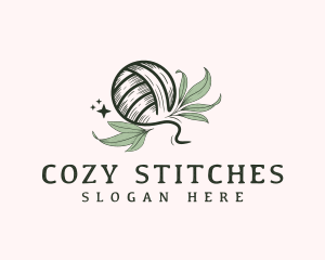 Crochet - Crochet Knit Leaf logo design