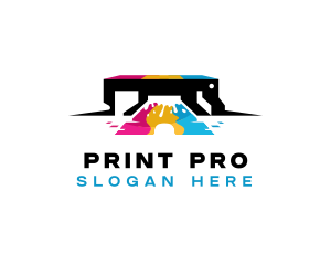 Printer - Shirt Printing Clothing logo design