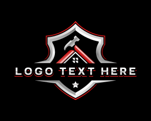 Badge - Hammer Roofing Repair logo design