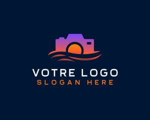 Image - Camera Ocean Photography logo design