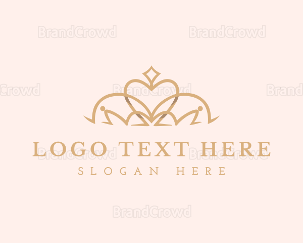 Luxury Delicate Crown Logo