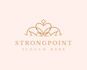 Pageant - Luxury Delicate Crown logo design