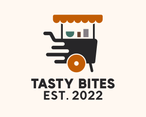 Delicious - Street Food Cart logo design