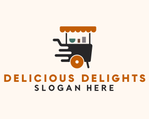 Street Food Cart  logo design