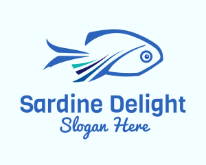 Blue Fish Aquaculture logo design