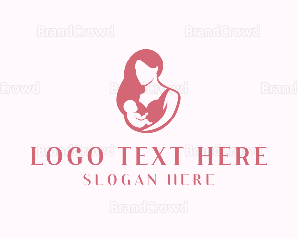 Mom Baby Childcare Logo