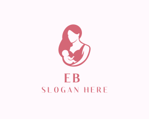 Mom Baby Childcare Logo