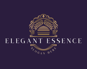 Elegant Sunset Arch  logo design