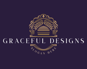 Elegant - Elegant Sunset Arch logo design