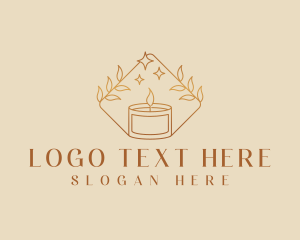 Home Decor - Natural Candle Light logo design