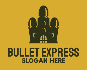 Bullets - Green Bullet Castle logo design