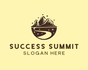 Summit Pathway Hiking logo design