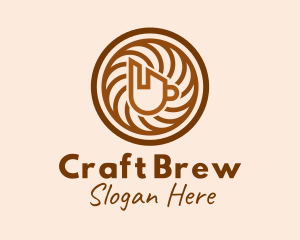 Brewed Coffee City Mug logo design