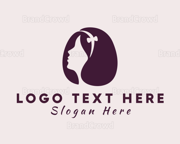 Woman Hair Salon Logo