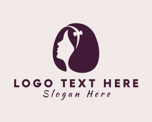Hairdressing - Woman Hair Salon logo design
