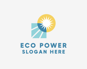 Renewable Energy - Eco Solar Energy logo design