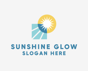 Sunlight - Eco Solar Energy logo design