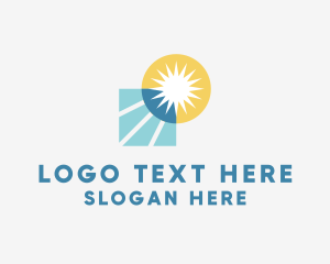 Renewable Energy - Eco Solar Energy logo design