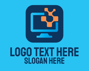Technology - Computer Technology App logo design