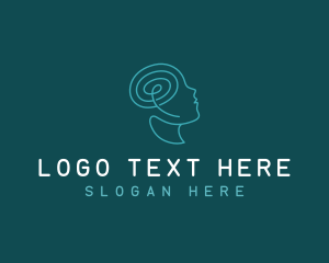 Brain - Head Mental Mind logo design