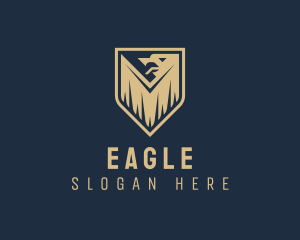Eagle Crest Shield logo design