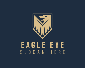 Eagle Crest Shield logo design