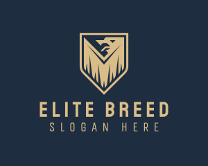 Eagle Crest Shield logo design